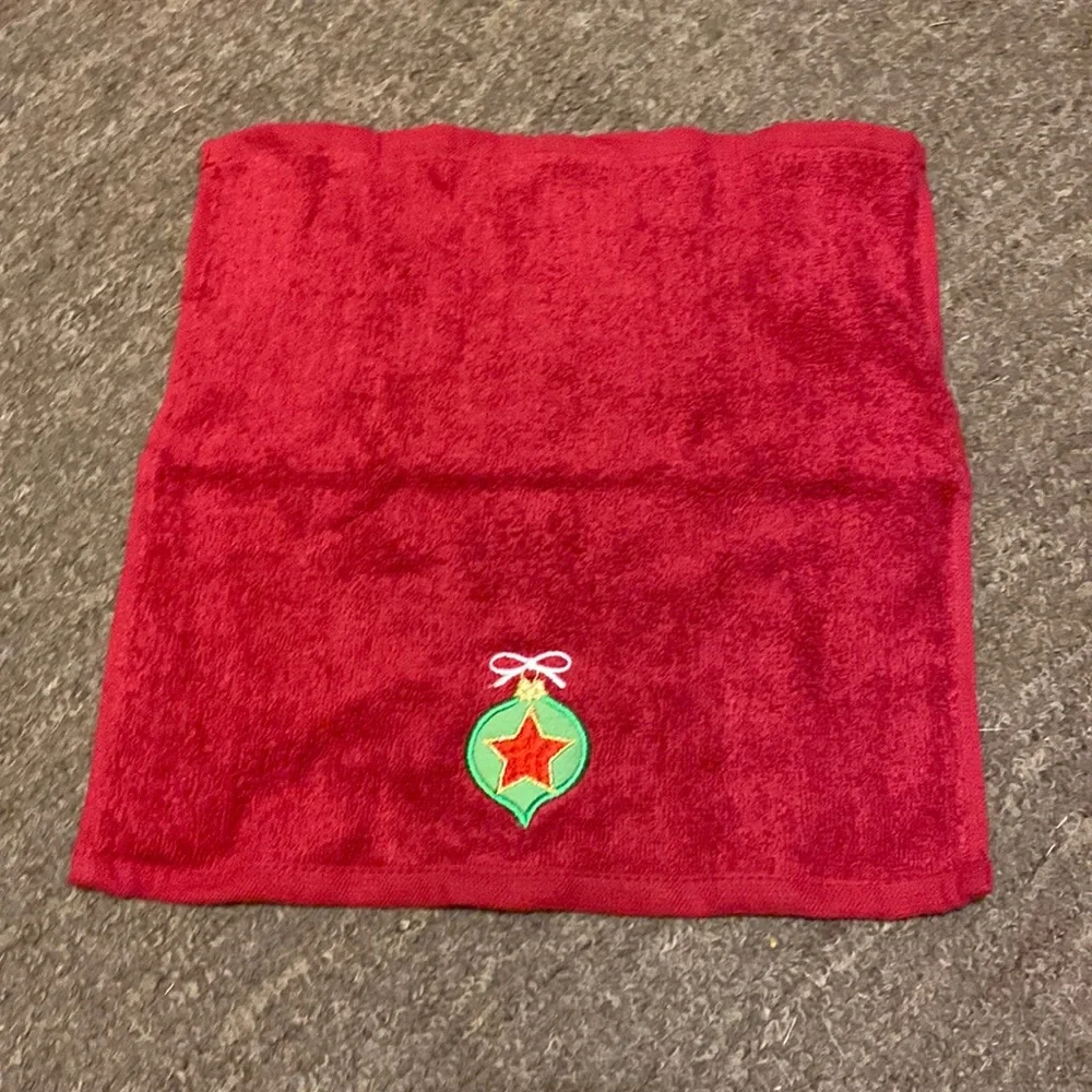 Christmas terry cloths